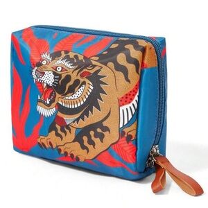Tiger Tattoo Makeup Bag for Travel